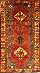 Qashqai Rug 145X275 Dark Red/Orange Wool, Persia/Iran Carpetvista