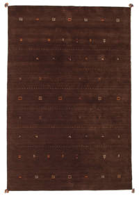 201X299 Tapete Loribaf Loom Moderno Vermelho Escuro/Castanho (Lã, Índia) Carpetvista