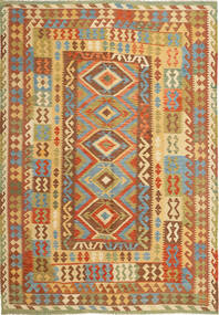 絨毯 オリエンタル キリム アフガン オールド スタイル 205X296 (ウール, アフガニスタン)