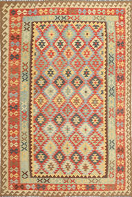  206X310 キリム アフガン オールド スタイル 絨毯 ウール, Carpetvista