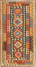  106X204 Small Kilim Afghan Old Style Rug Wool, Carpetvista