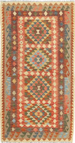  Orientalischer Kelim Afghan Old Stil Teppich 105X201 Wolle, Afghanistan Carpetvista