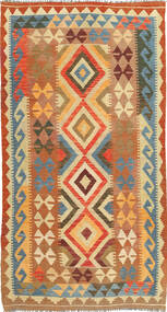  108X200 Small Kilim Afghan Old Style Rug Wool, Carpetvista