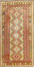  106X209 Small Kilim Afghan Old Style Rug Wool, Carpetvista