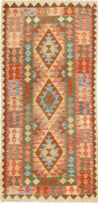  100X205 Small Kilim Afghan Old Style Rug Wool, Carpetvista