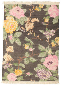 Kelim Karabakh Amira 120X180 小 茶色 花柄 ウール 絨毯