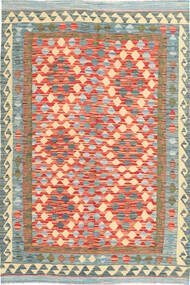  123X181 Small Kilim Afghan Old Style Rug Wool, Carpetvista