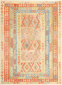  Orientalsk Kelim Afghan Old Style Teppe 212X290 Ull, Afghanistan Carpetvista
