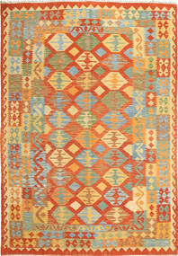  204X298 Kelim Afghan Old Stil Teppich Wolle, Carpetvista