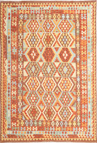  204X292 Kelim Afghan Old Stil Teppich Wolle, Carpetvista