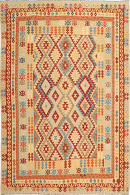 206X308 Tapis D'orient Kilim Afghan Old Style (Laine, Afghanistan) Carpetvista