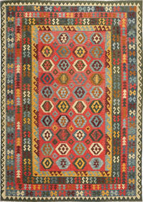  Kilim Afghan Old Style Tapis 245X346 De Laine Grand Carpetvista