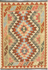 Kilim Afghan Old Style Rug 100X139 Wool, Afghanistan Carpetvista