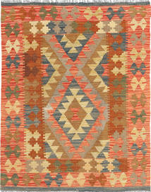 Kelim Afghan Old Stil Teppich 94X116 Wolle, Afghanistan Carpetvista