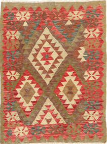  88X119 Small Kilim Afghan Old Style Rug Wool, Carpetvista