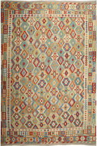  Kilim Afghan Old Style Tapis 407X476 De Laine Grand Carpetvista