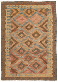  126X186 Klein Kelim Afghan Old Stil Teppich Wolle, Carpetvista
