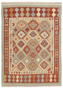Kelim Afghan Old Stil Teppich 140X199 Wolle, Afghanistan Carpetvista