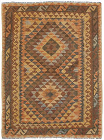  138X187 Small Kilim Afghan Old Style Rug Wool, Carpetvista