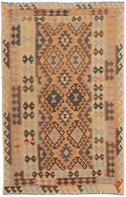  131X204 Klein Kelim Afghan Old Stil Teppich Wolle, Carpetvista