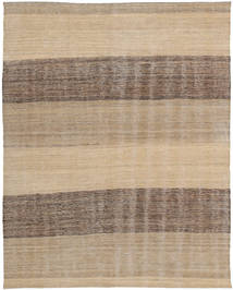  138X182 Kelim Modern Teppich Beige/Orange Afghanistan Carpetvista