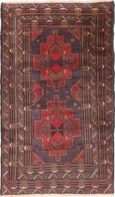 90X155 絨毯 オリエンタル バルーチ (ウール, アフガニスタン) Carpetvista
