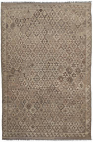  Orientalischer Kelim Afghan Old Stil Teppich 190X294 Wolle, Afghanistan Carpetvista