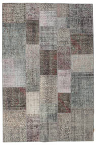  Patchwork Rug 197X300 Wool Grey/Brown Carpetvista