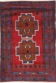 88X135 絨毯 バルーチ オリエンタル (ウール, アフガニスタン) Carpetvista