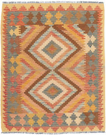  98X116 Small Kilim Afghan Old Style Rug Wool, Carpetvista