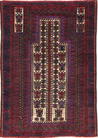  Orientalischer Belutsch Teppich 93X132 Wolle, Afghanistan Carpetvista