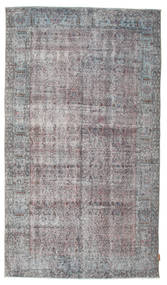  Colored Vintage Rug 156X272 Vintage Wool Grey/Light Grey Small Carpetvista