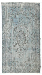 Colored Vintage Rug 161X292 Grey/Light Grey Wool, Turkey Carpetvista