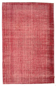 190X293 Tapete Colored Vintage Moderno Vermelho (Lã, Turquia) Carpetvista