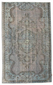 Colored Vintage Rug 156X256 Grey Wool, Turkey Carpetvista