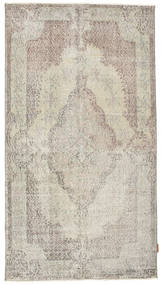 絨毯 カラード ヴィンテージ 114X210 ベージュ/ライトグレー (ウール, トルコ)