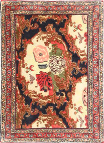  Orientalisk Senneh Matta 57X80 Brun/Beige Ull, Persien/Iran Carpetvista