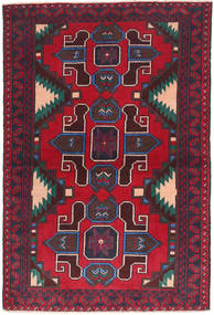 Belutsch Teppich 91X143 Wolle, Afghanistan Carpetvista