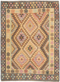  146X203 Petit Kilim Afghan Old Style Tapis Laine, Carpetvista