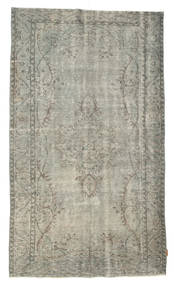  155X270 Colored Vintage Teppich Grau/Gelb Türkei Carpetvista