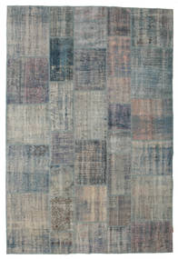 絨毯 パッチワーク 205X301 グレー/ダークグレー (ウール, トルコ)