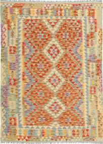  127X174 Petit Kilim Afghan Old Style Tapis Laine, Carpetvista