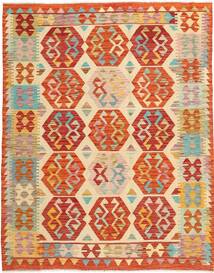 130X168 Kelim Afghan Old Stil Teppich Orientalischer (Wolle, Afghanistan) Carpetvista