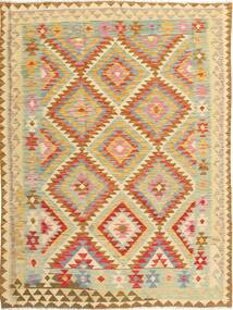  151X201 Small Kilim Afghan Old Style Rug Wool, Carpetvista