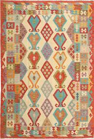  200X300 Kilim Afghan Old Style Rug Wool, Carpetvista