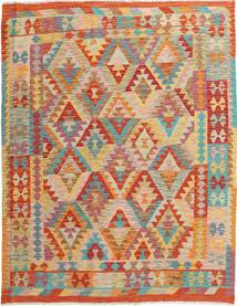  153X195 Klein Kelim Afghan Old Stil Teppich Wolle, Carpetvista