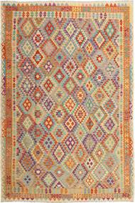  199X298 Kilim Afghan Old Style Rug Wool, Carpetvista