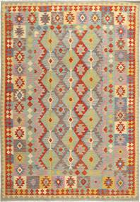  205X294 Kilim Afghan Old Style Rug Wool, Carpetvista