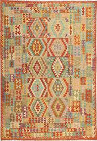 絨毯 キリム アフガン オールド スタイル 204X294 (ウール, アフガニスタン)
