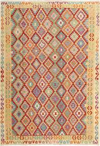  202X294 Kelim Afghan Old Stil Teppich Wolle, Carpetvista